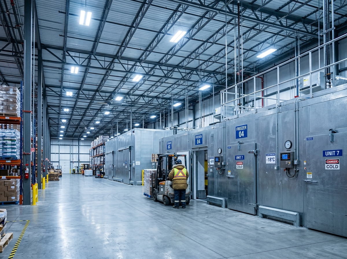 Iluminación LED y refrigeración industrial
